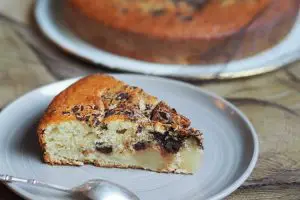 Recette gâteau au yaourt chocolat et poires