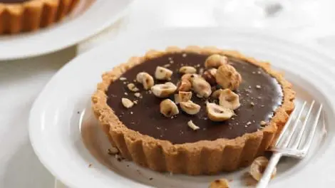 Recette mini tarte au chocolat et noisettes