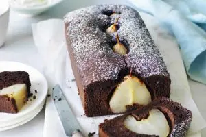 Gâteau aux poires au chocolat