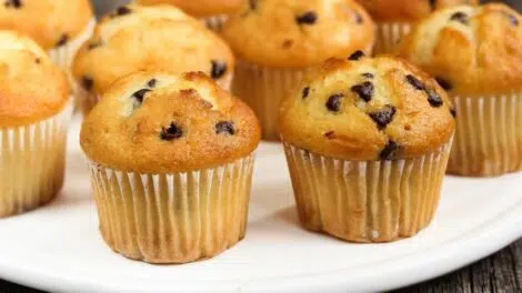 Muffins aux pépites de chocolat faciles