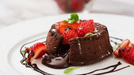 Fondant chocolat dessert