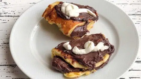 Pancake à la crème chocolat