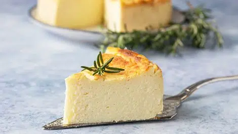 Gâteau au fromage blanc et vanille