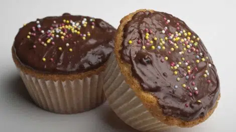 Muffins vanille au chocolat