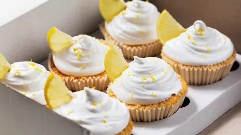 Cupcakes au citron avec crème