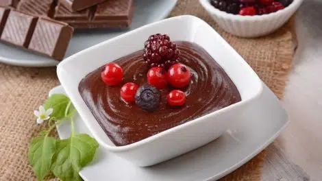 Mousse au chocolat sans oeufs