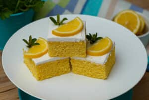 Cake au citron avec glaçage