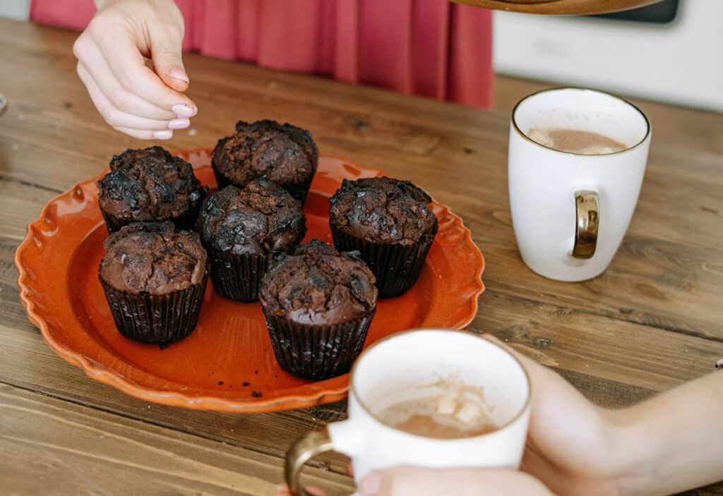 Cupcakes aux pépites de chocolat