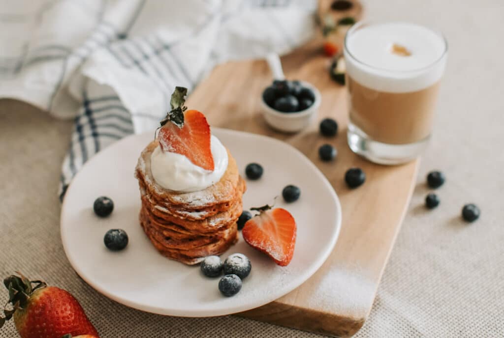 Mini-pancakes à la vanille