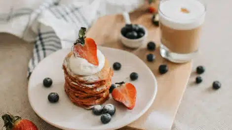 Mini-pancakes à la vanille