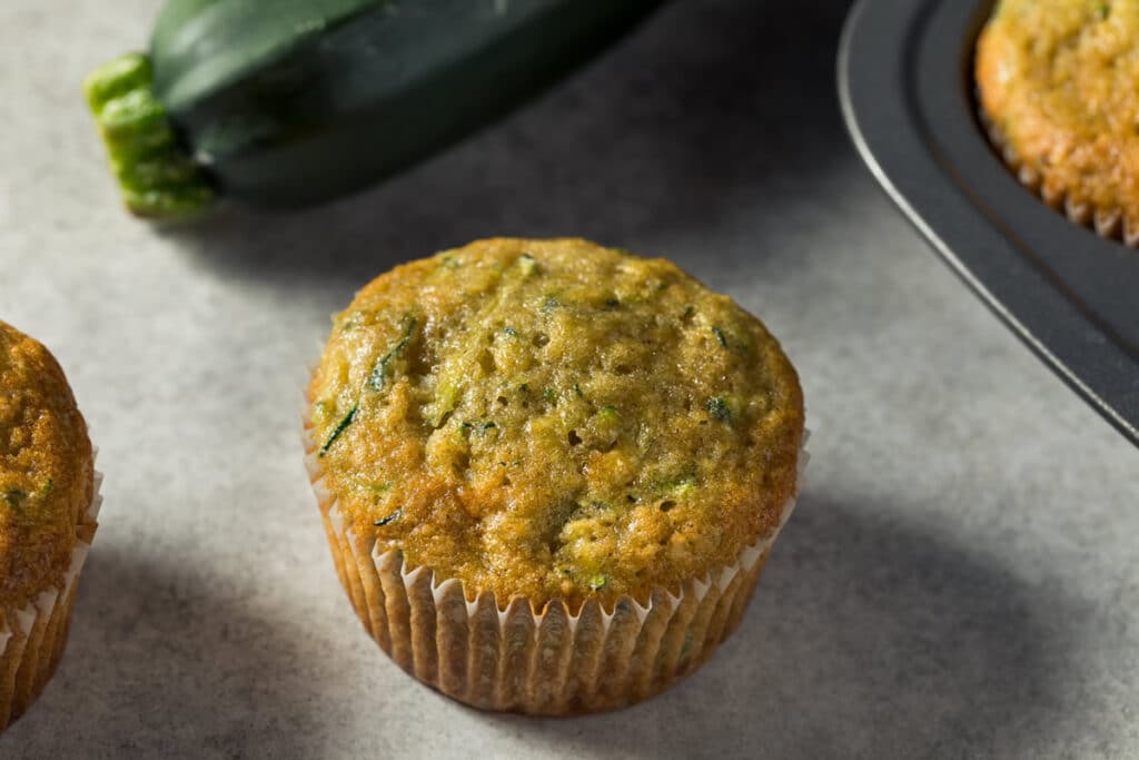 Muffins aux courgettes