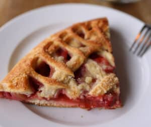 Tarte à la confiture de fraise