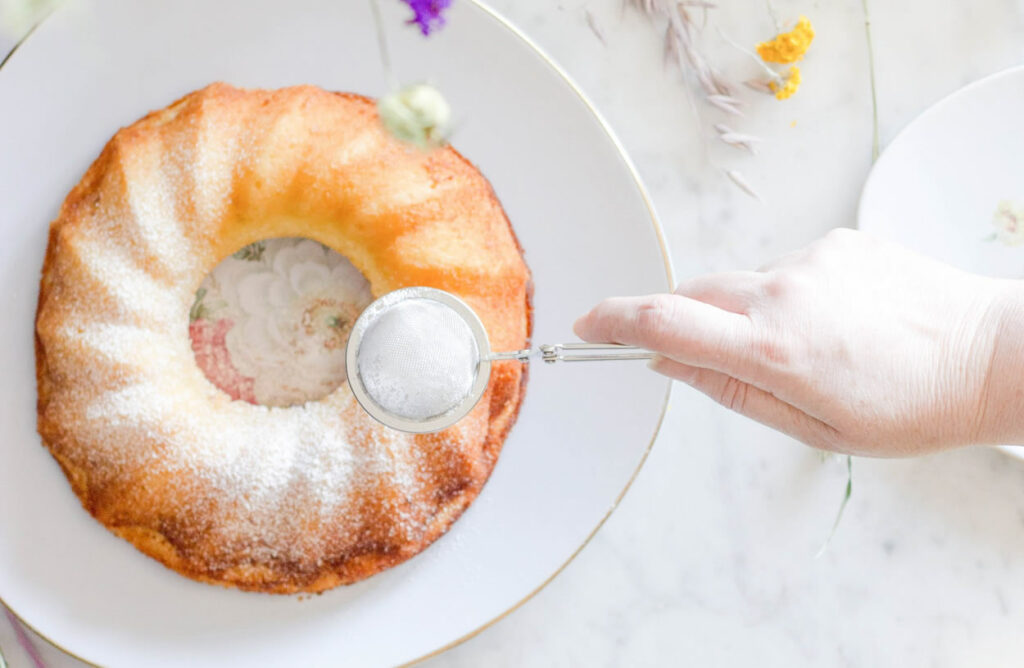 Gâteau délicieux à la vanille