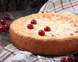 Cake aux cerises maison