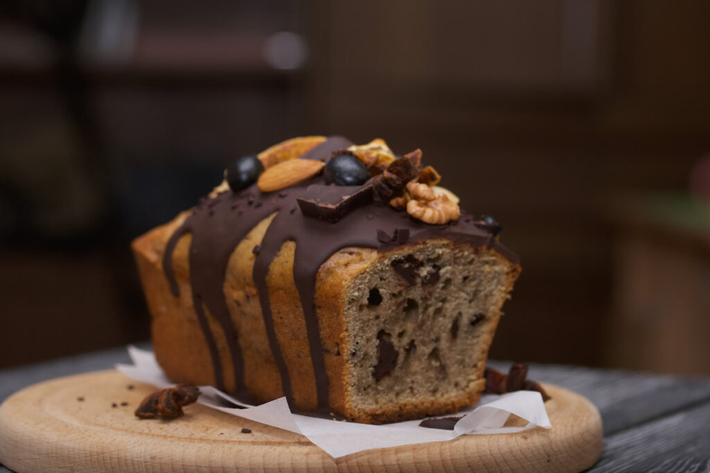 Gâteau banane pépite chocolat