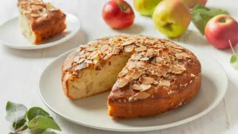 Gâteau aux pommes léger et moelleux