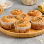 Muffins aux bananes et flocons d'avoine